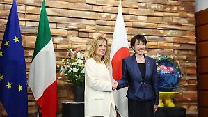 Meloni per la terza volta in Giappone
promette di garantire gas a Tokyo
in caso di un'emergenza energetica

