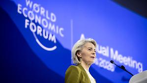 Von der Leyen sul palco a Davos: &laquo;L'Ue rafforzi la sua indipendenza&raquo;
