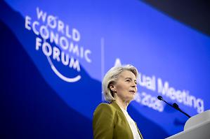 Von der Leyen sul palco a Davos: &laquo;L'Ue rafforzi la sua indipendenza&raquo;
