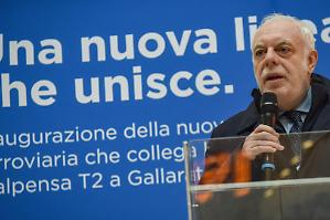 Aeroporto Malpensa, inaugurato il treno da Gallarate