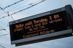 Fermo il trasporto pubblico. La Germania bloccata 

