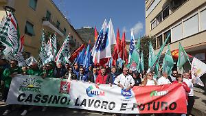 Sciopero Stellantis a Cassino, nel 2026 solo sedici giorni di lavoro