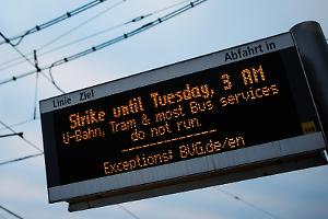 Fermo il trasporto pubblico. La Germania bloccata