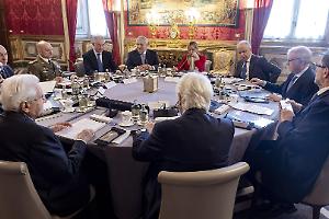 Consiglio supremo della difesa: &laquo;Le iniziative unilaterali indeboliscono l'ordine globale&raquo;