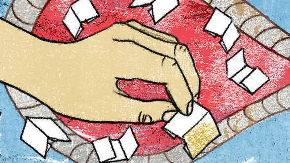 La palette cromatica della dittatura