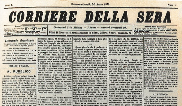Il Corriere della Sera compie 150 anni